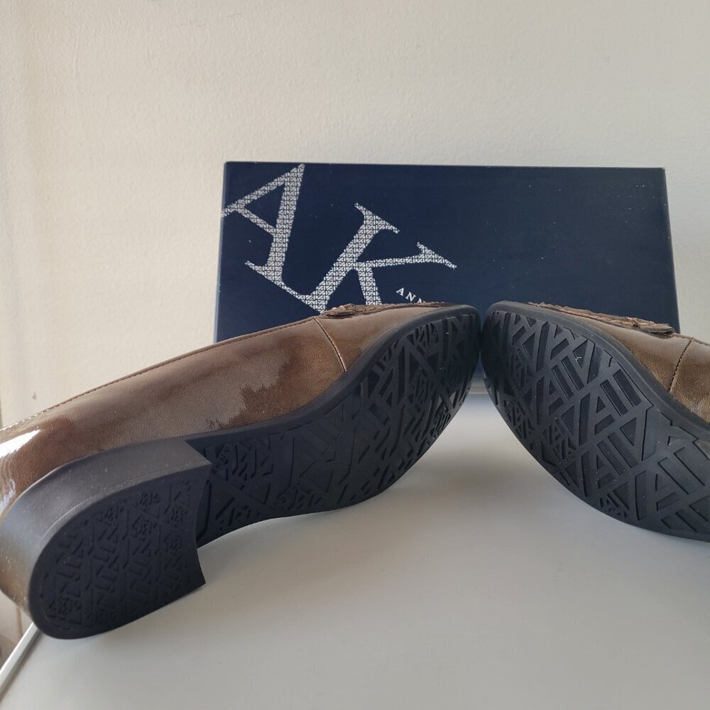 Anne Klein Flex Taupe Slip-On Loafers (Size: 8½) - Picture 6 of 13